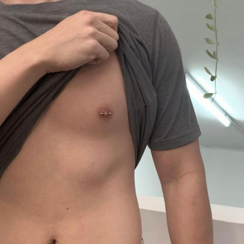 daniel seifried recommends nipple piercing gone wrong pic