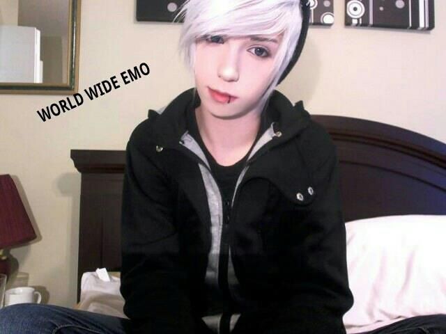 anna ngu recommends emo boy white hair pic