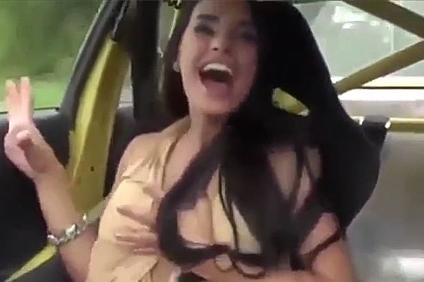 dora massey share boobs fall out in car photos