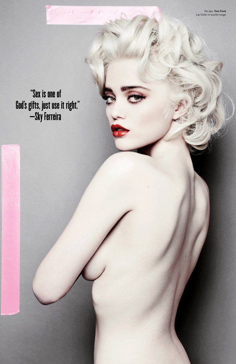 adam coren recommends sky ferreira nude pic