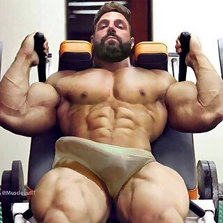 bodybuilder with big dick
