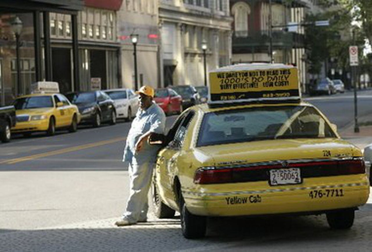 money talks taxi cab