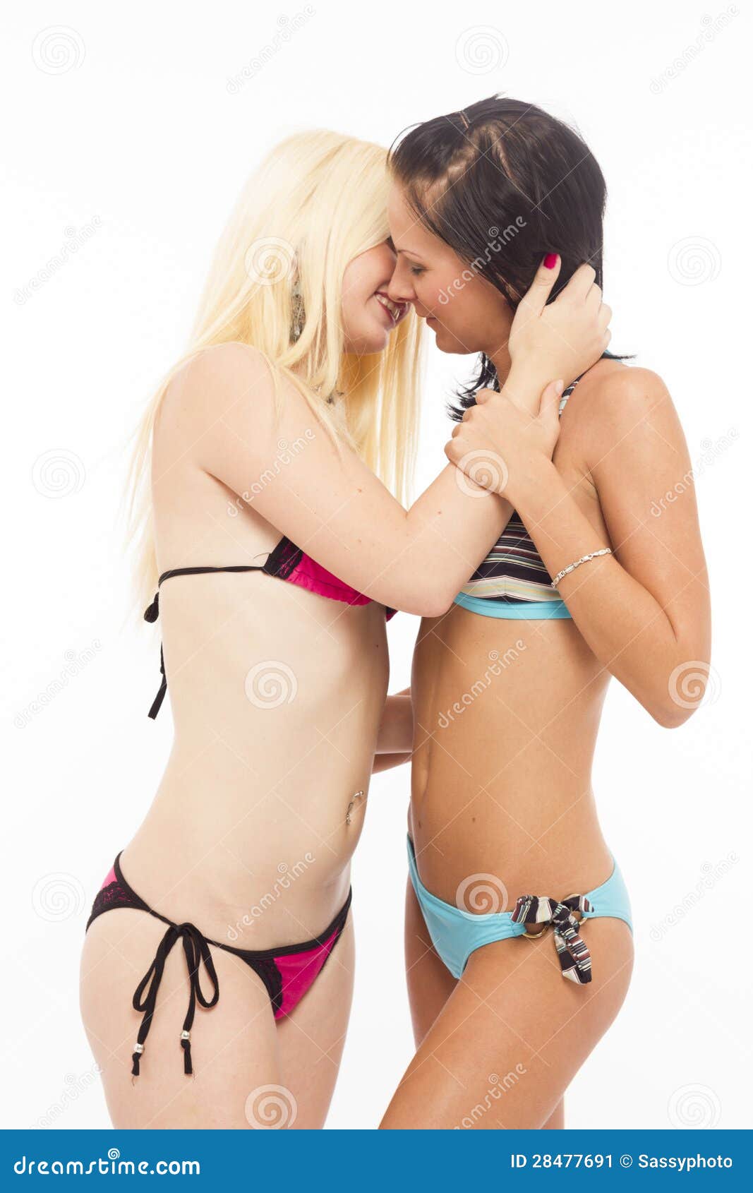 Two Sexy Girls Kiss aee add