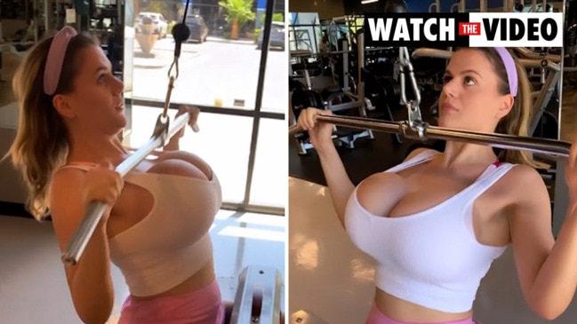 Best of Fitness model huge tits