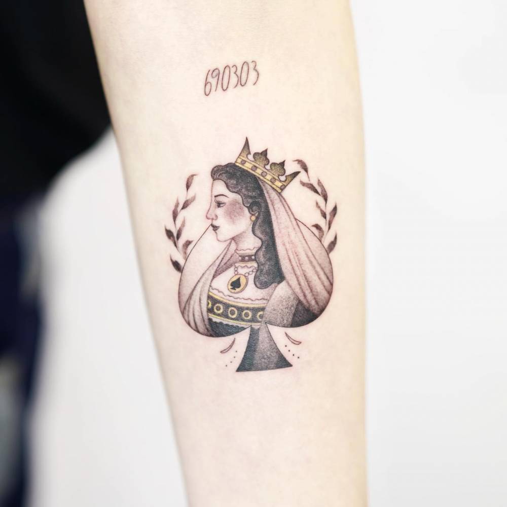 darlene santos recommends queen of spades tattoo tumblr pic