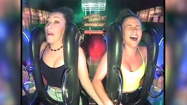 Sling Shot Ride Boobs teese bdsm