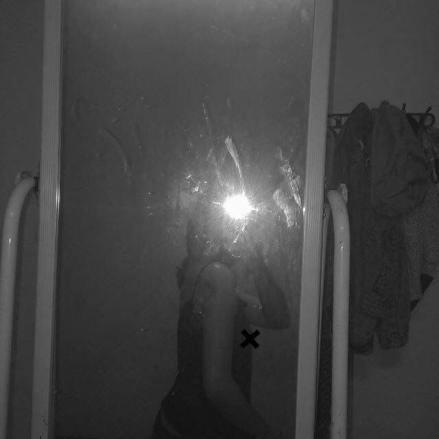 charles la monica recommends black and white mirror selfie with flash pic