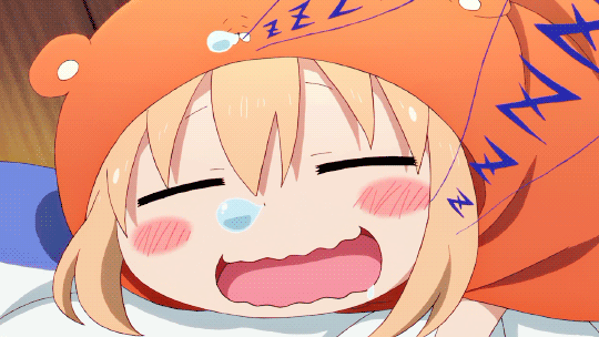 anime sleep gif