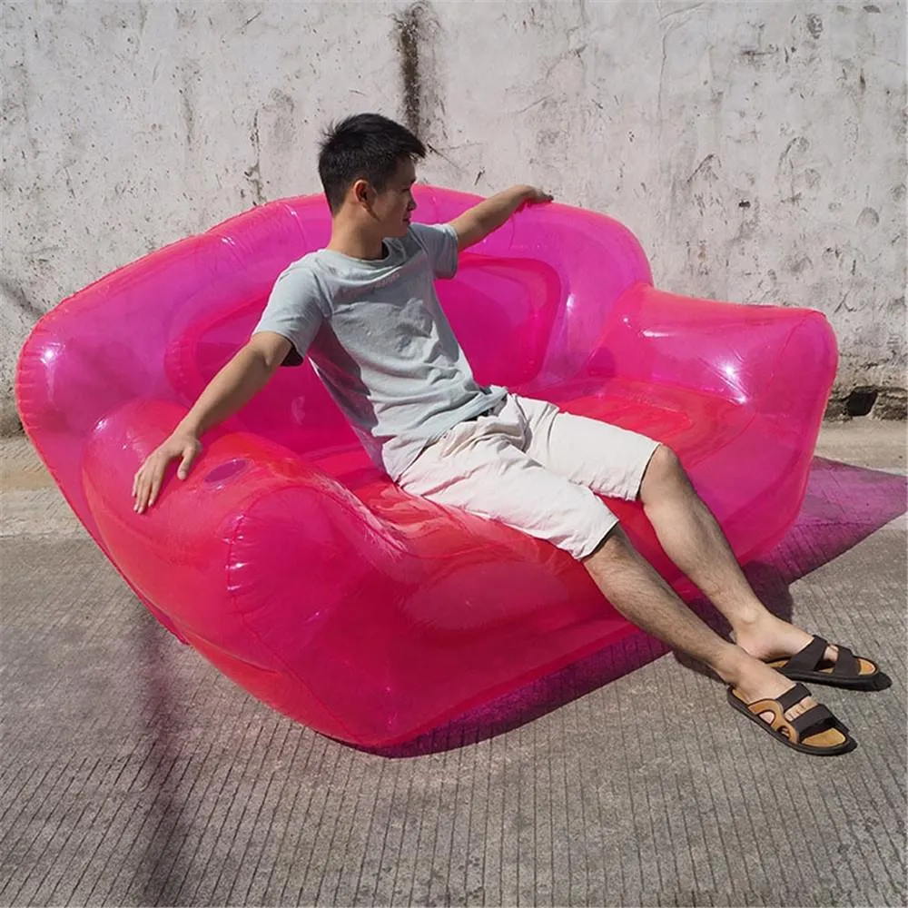 aril peterpen recommends pink blow up couch pic