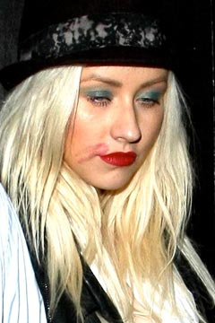 Best of Christina aguilera pussy slip