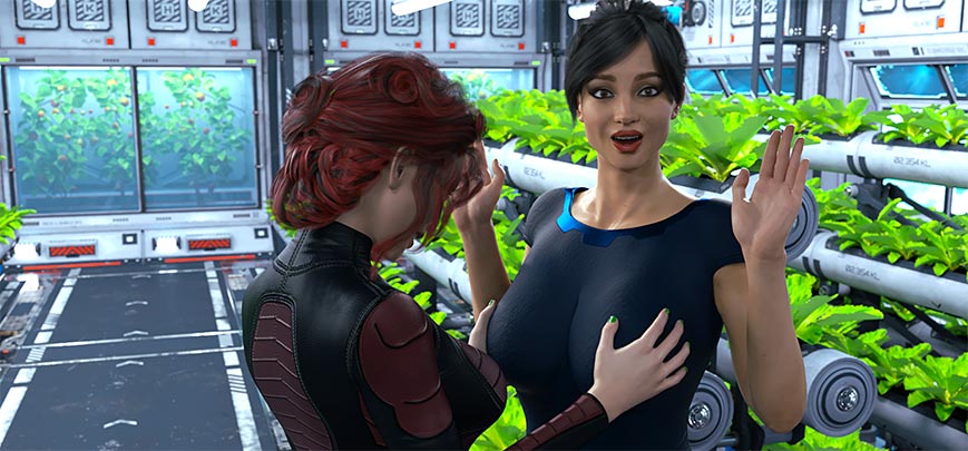 Best of Space escape porn game