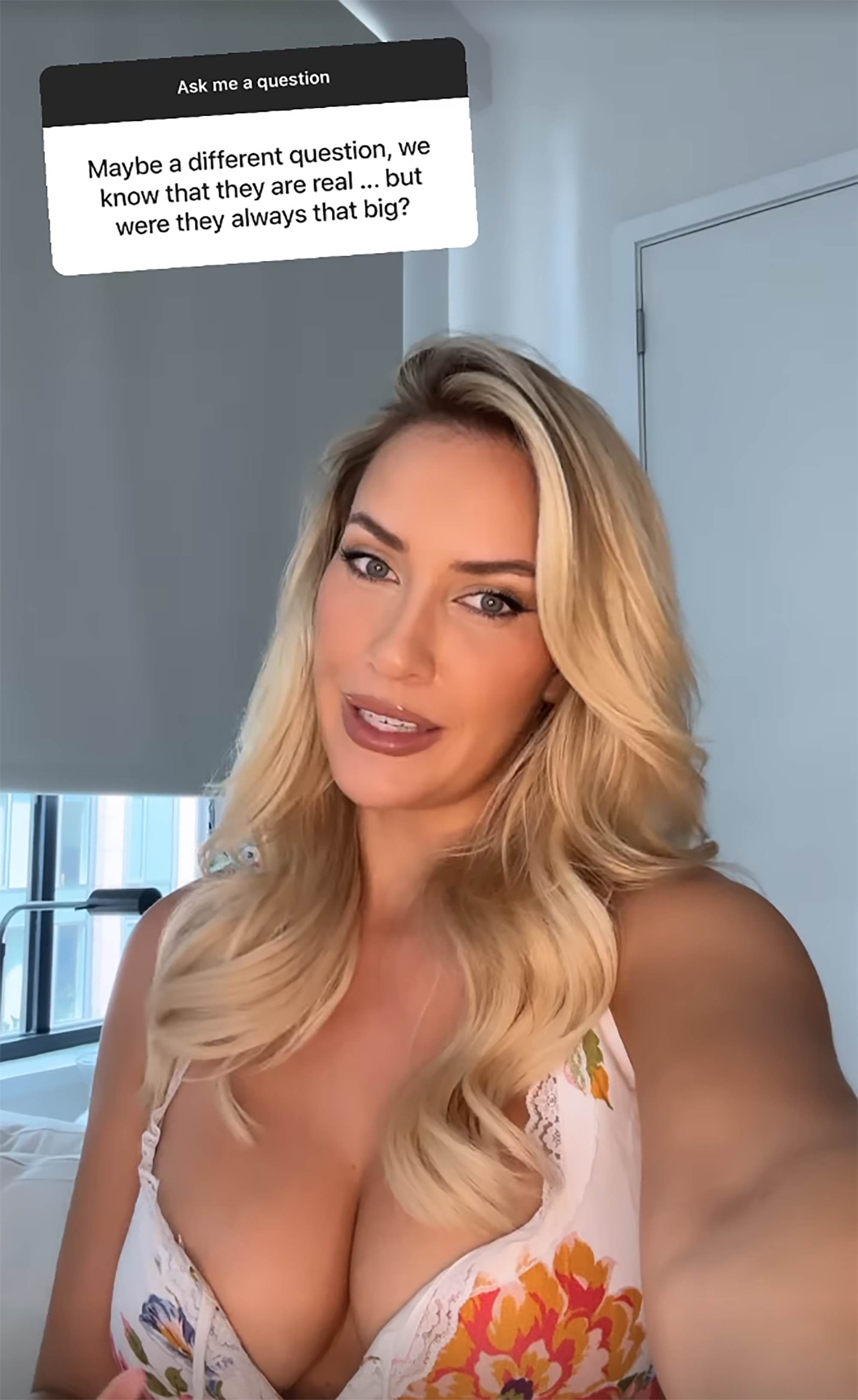 paige spiranac boob job