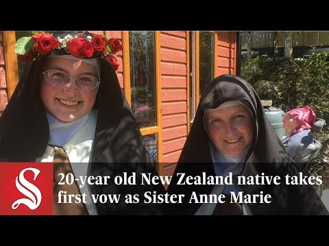 dorothy lebow add anne marie dressed as a nun photo