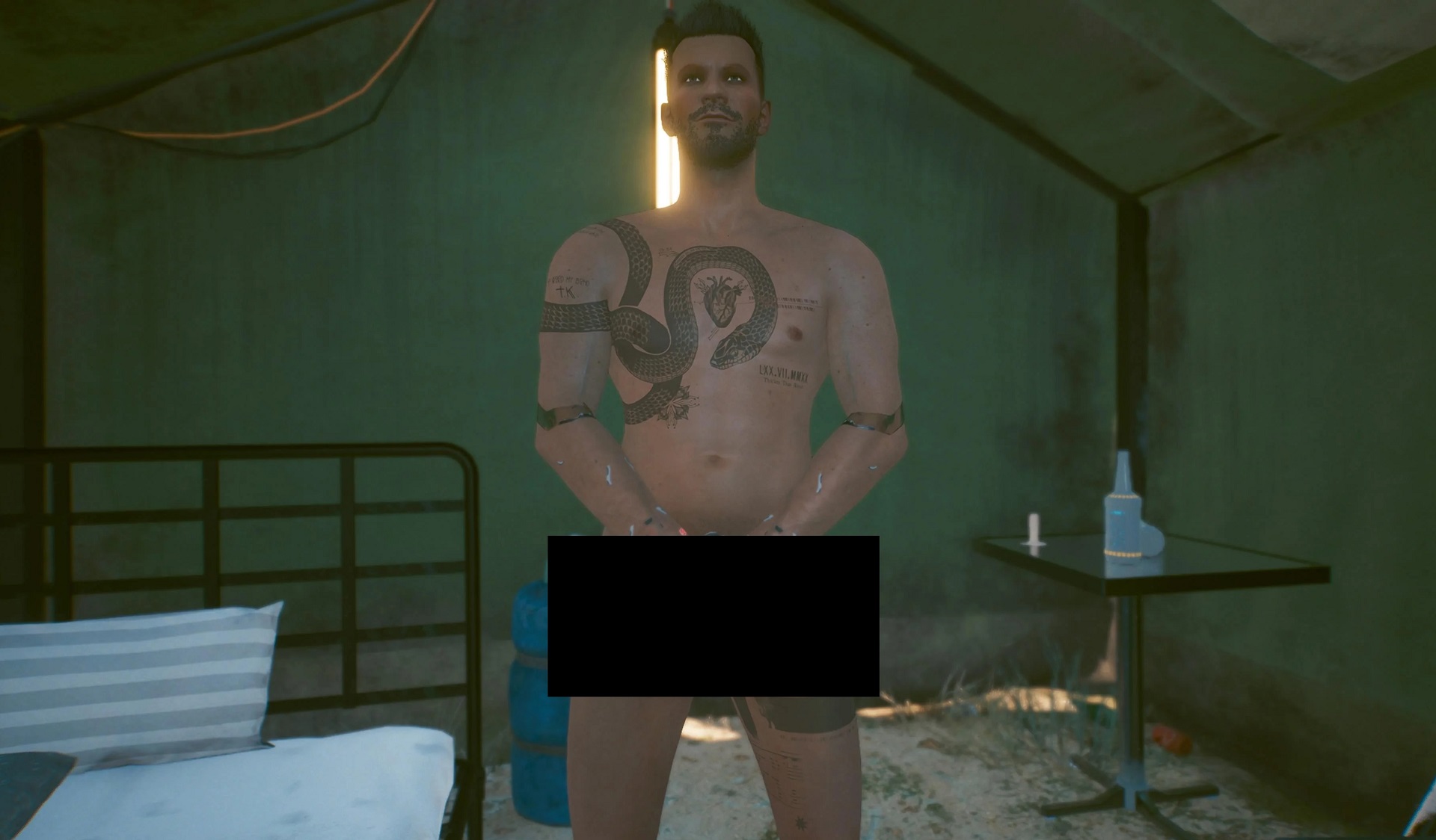 amir rezaie add cyberpunk 2077 naked photo