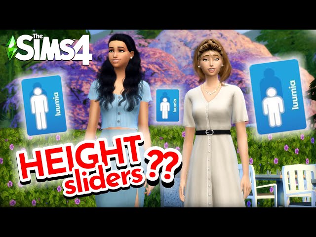 chris atcheson recommends Sims 4 How To Change Height