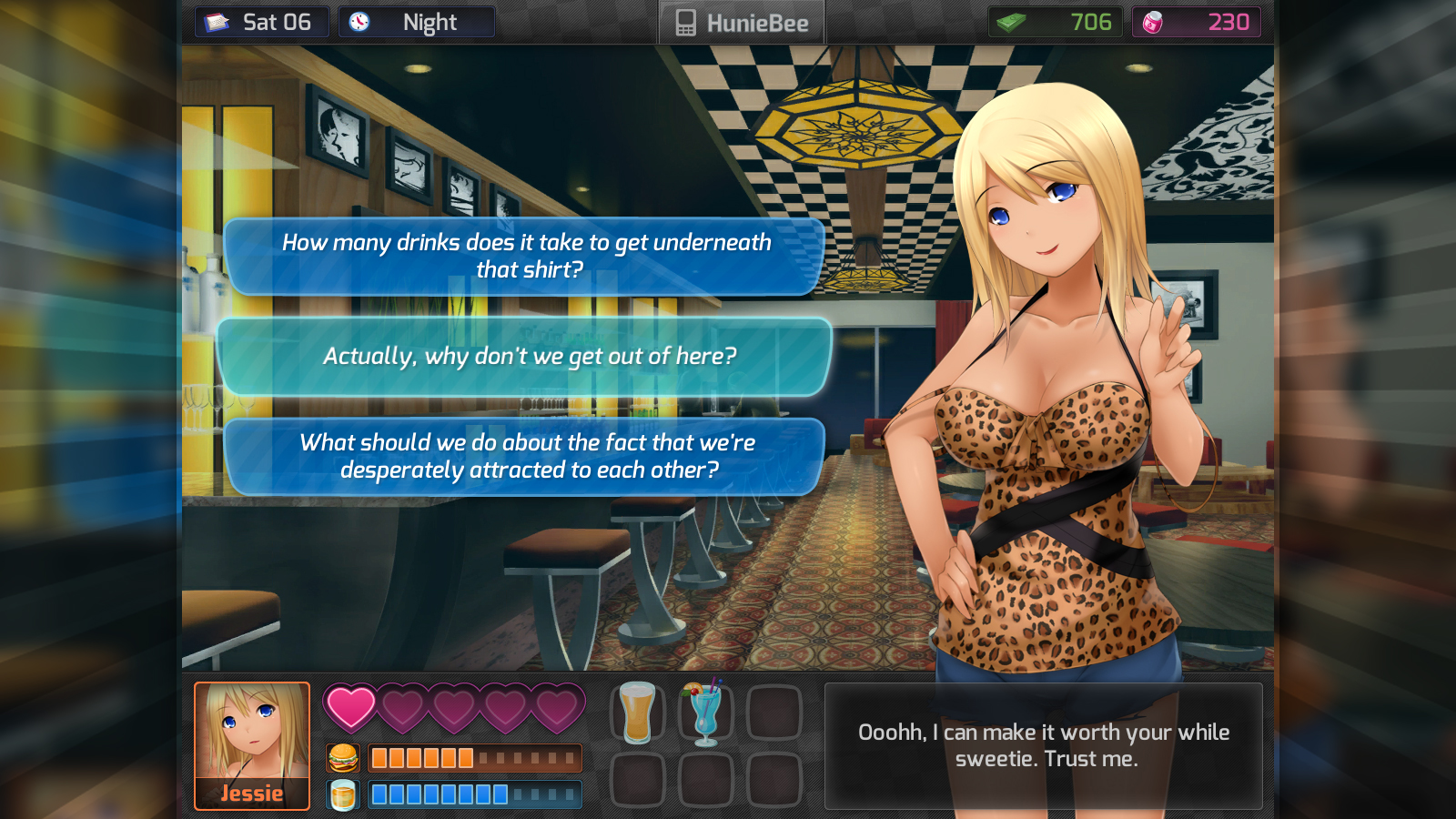 how to sext in huniepop