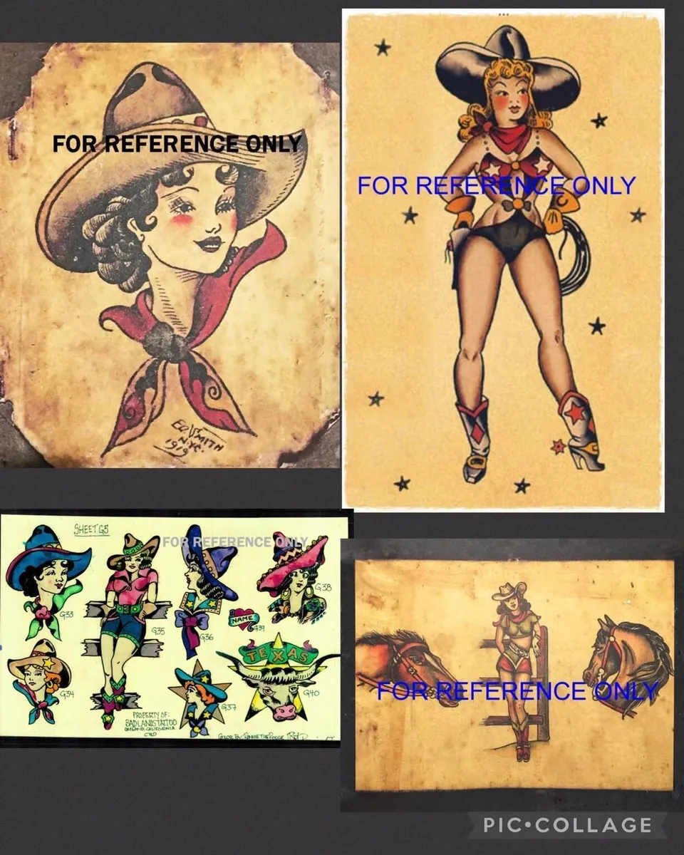 Best of Pinup cowgirl tattoo
