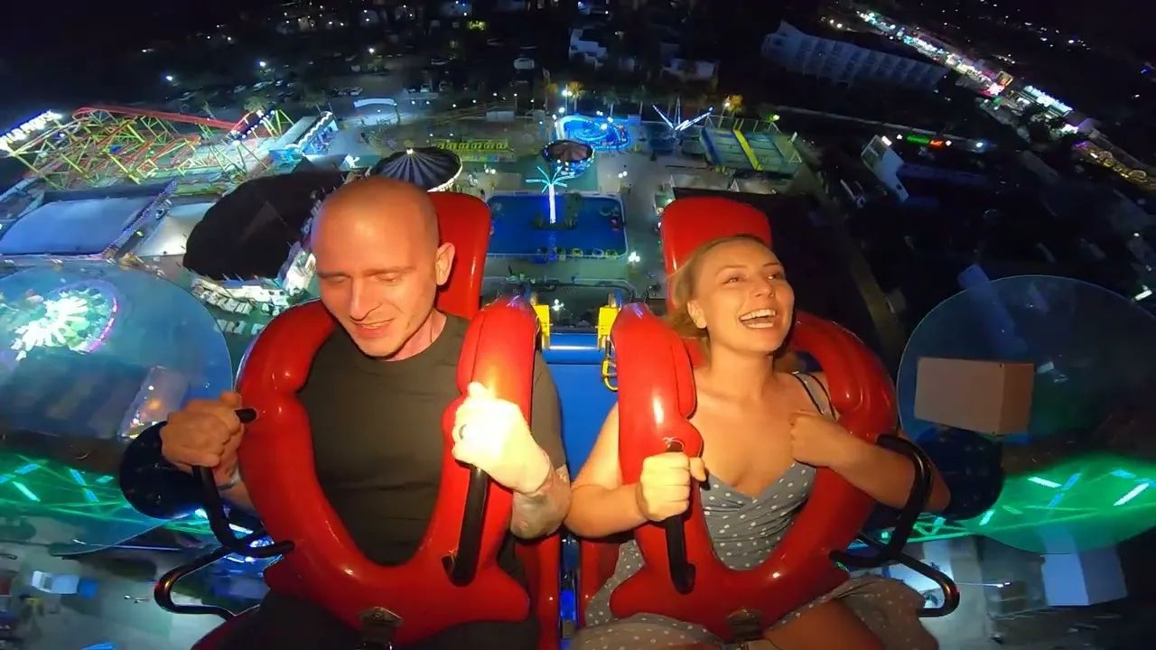 slingshot ride oops videos