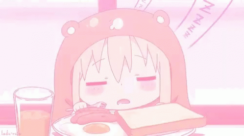 Best of Anime sleep gif