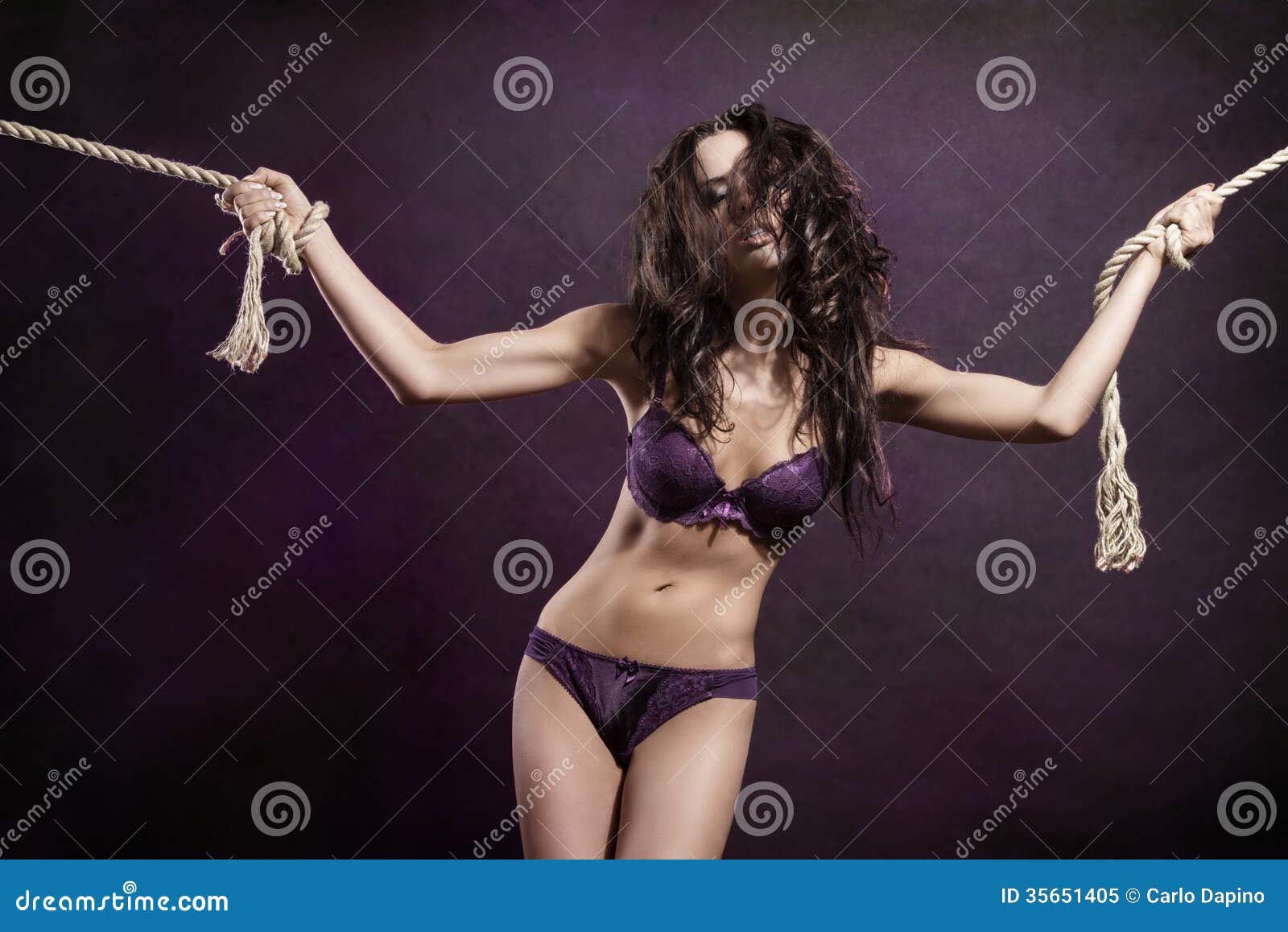 bernie mullaney add sexy woman tied up photo
