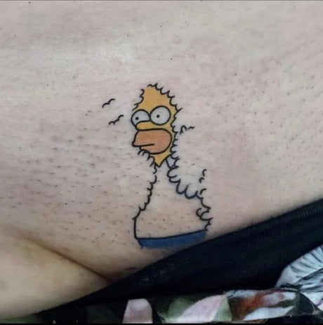 anthony ginorio recommends bart simpson vagina tattoo pic