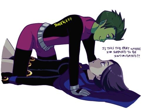 audrey merritt recommends raven x beast boy fanart pic