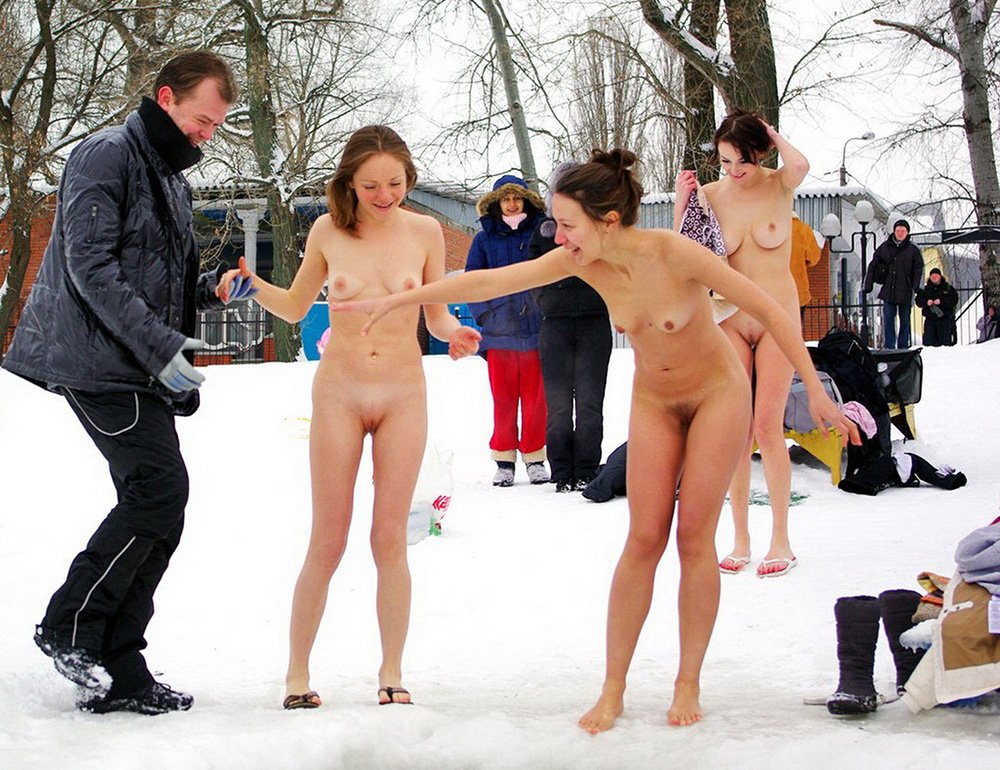 april fast recommends Topless Girls In Snow