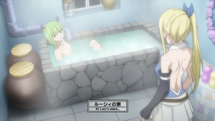 anna russian recommends Fairy Tail Lucy Bath