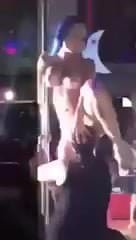 stripper gets eaten out on stage