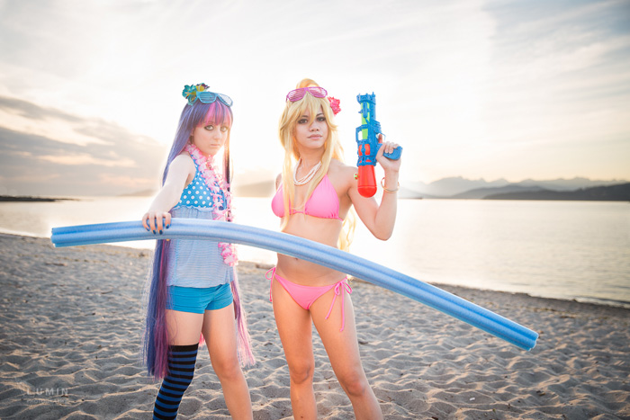 beverly anne heywood add panty and stocking beach photo