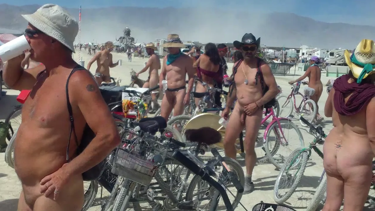 Burning Man Naked Video girls savannah