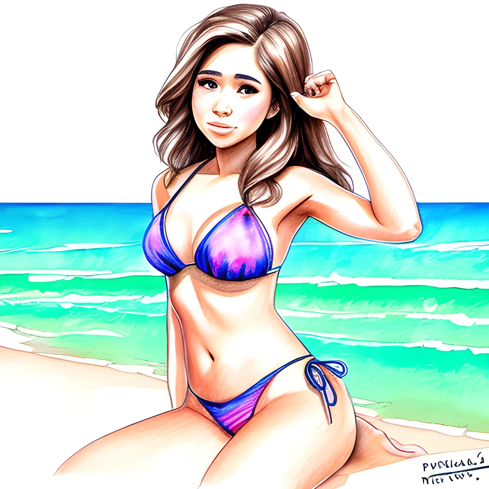 austin marlow recommends pokimane in a bikini pic