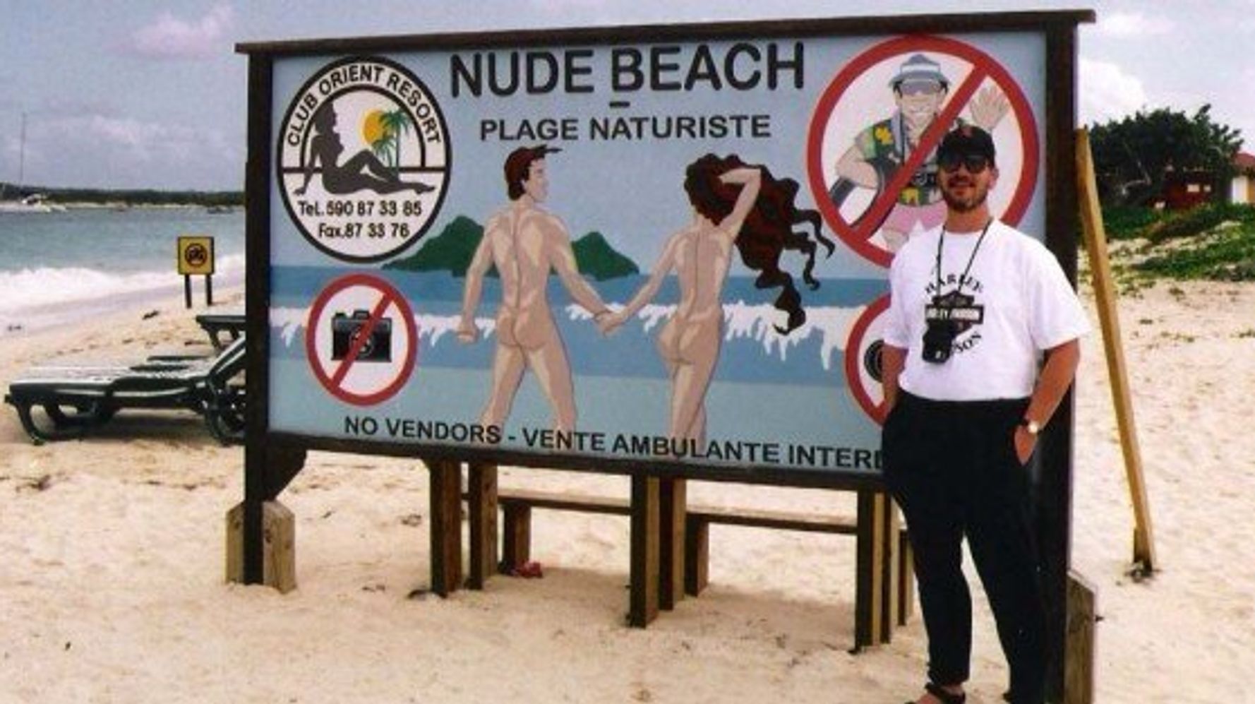 nude beach selfies