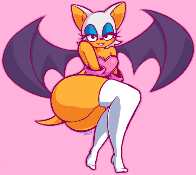 rouge the bat ass