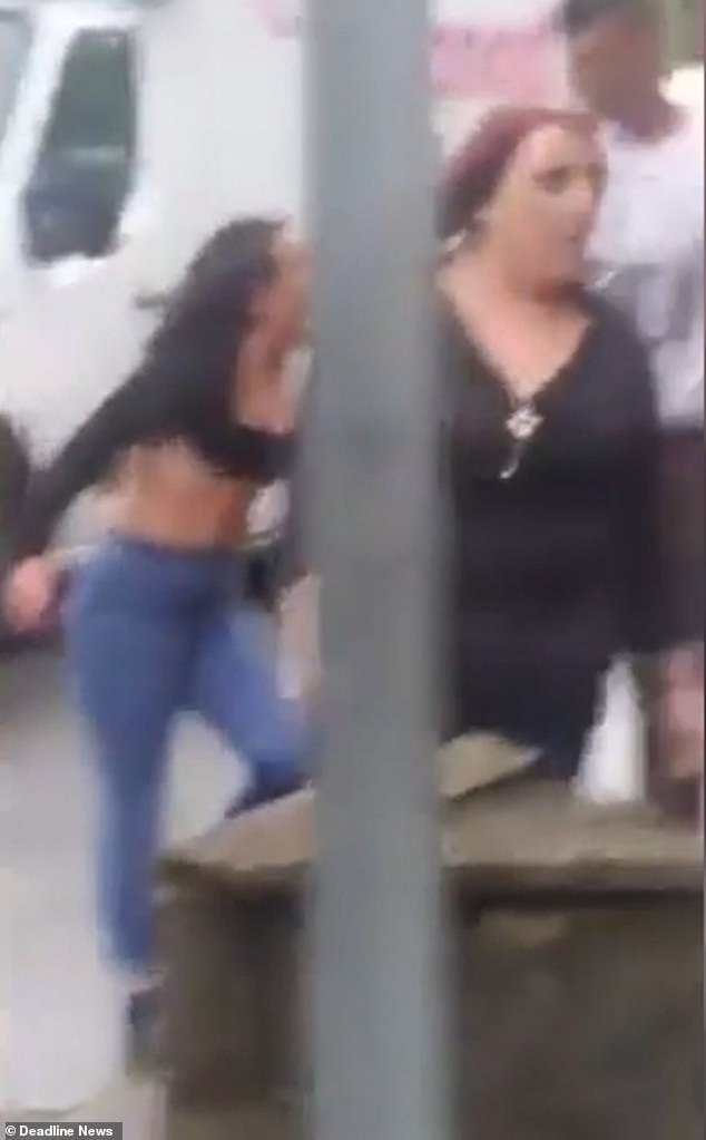 barbara schooley add photo girls clothes ripped off during fight
