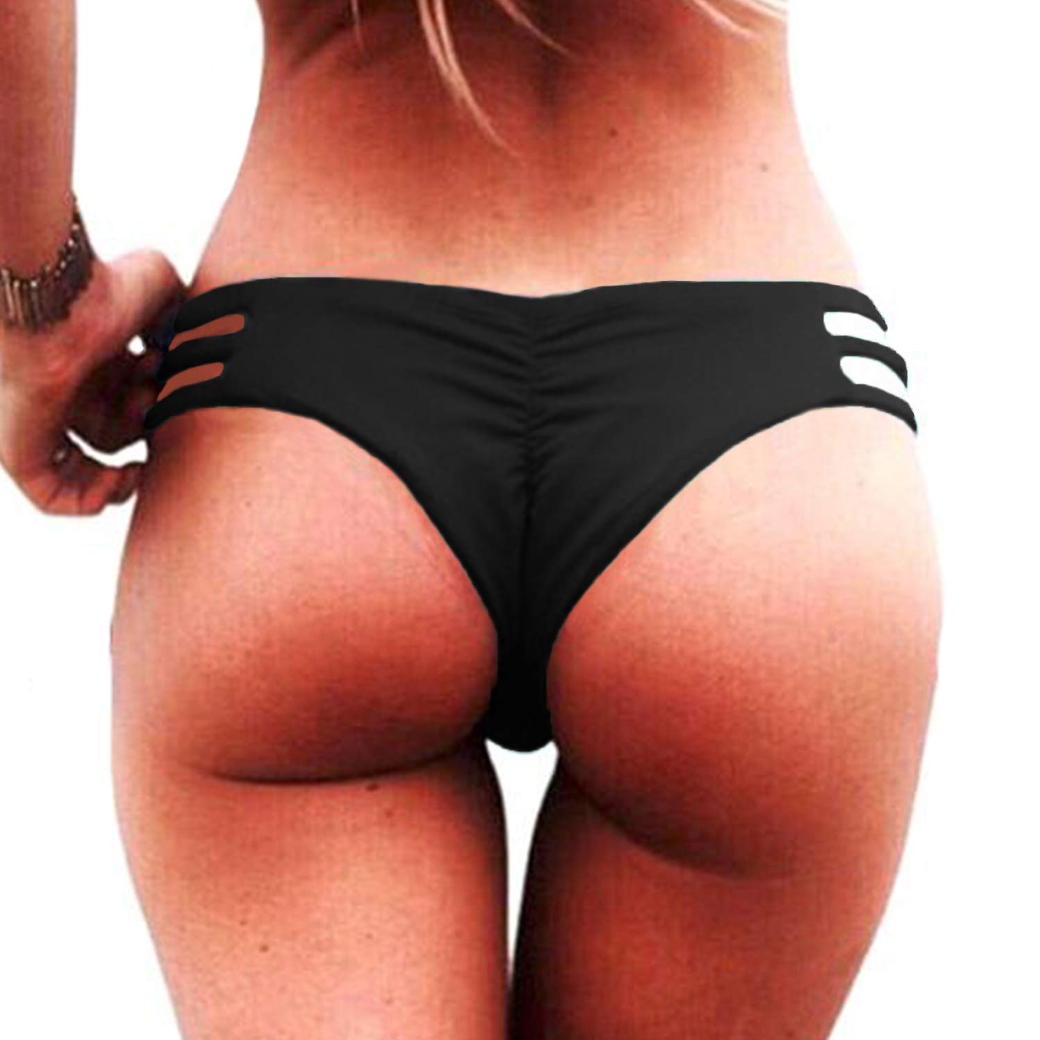 brad bauer recommends semi thong bikini bottoms pic