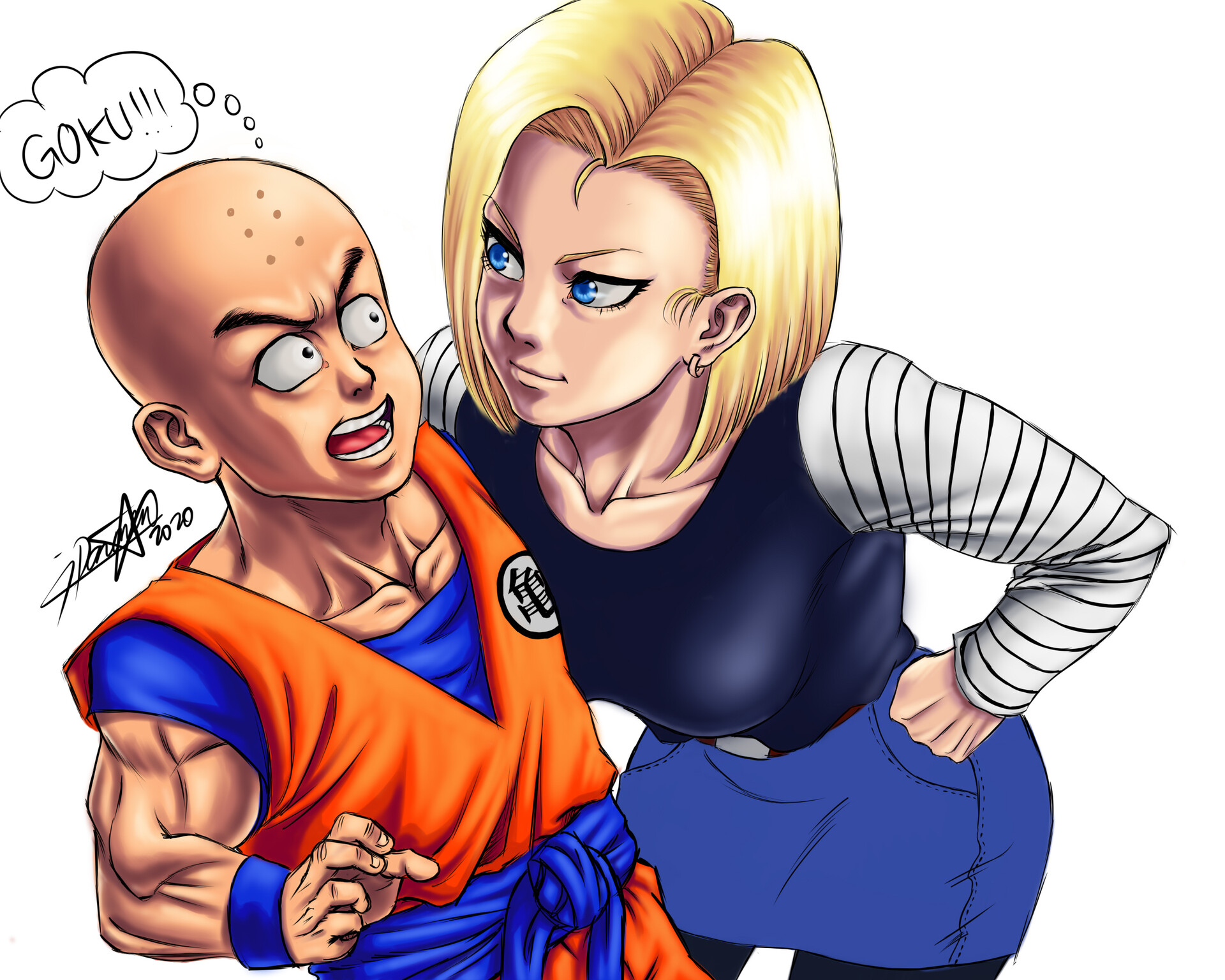 cindy de gouveia recommends krillin x android 18 pic