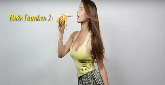 dharani chandran add photo amanda cerny how to eat a banana