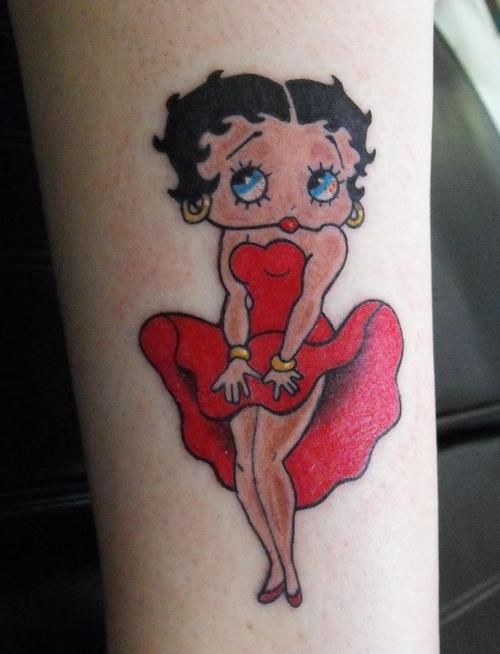 amy peebles recommends betty boop tattoo pic