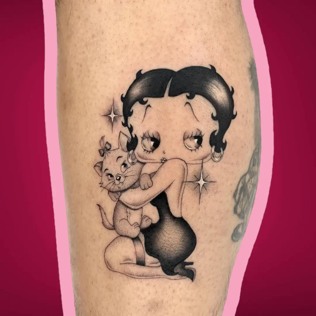 basori abdullah share betty boop tattoo photos