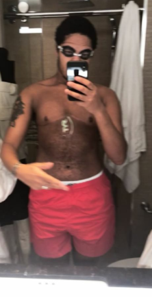 buddy mixon add flat chest selfie photo
