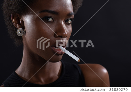 black girls smoking cigarettes