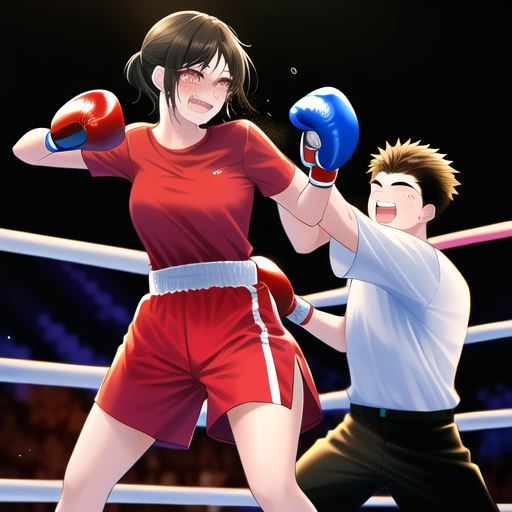 dani calkins share boy vs girl boxing photos