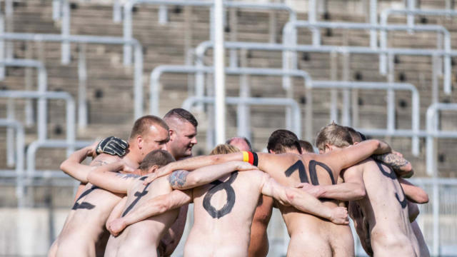 Naked Football Players and titfuck