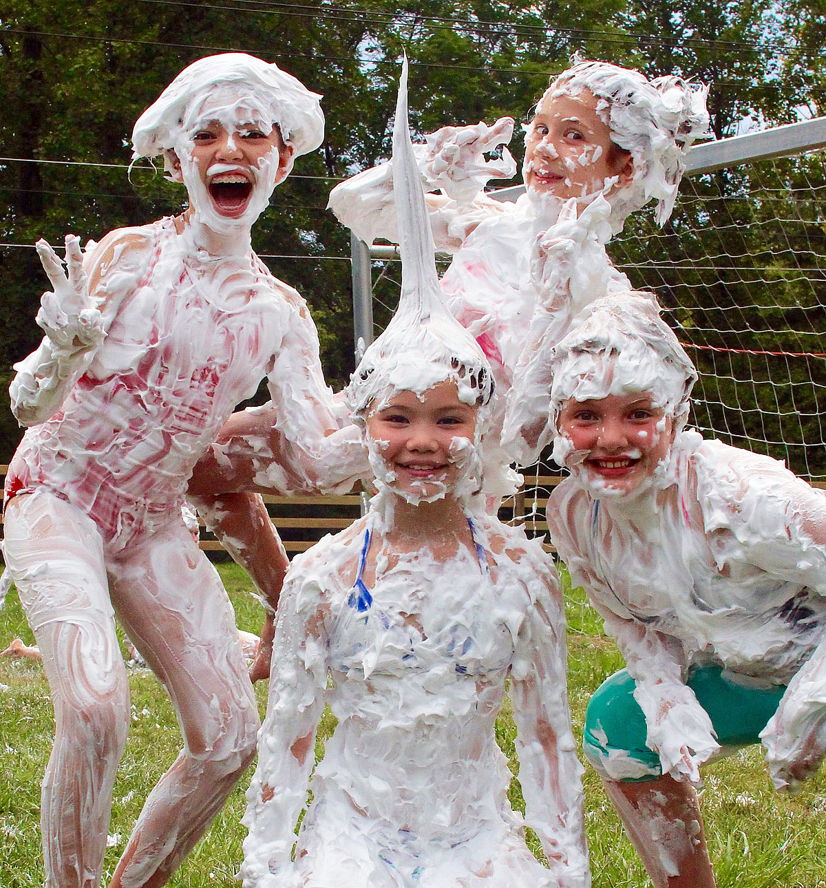 dana danaw recommends Girls Covered In Shaving Cream