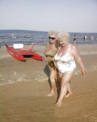 an hong recommends old grandma in bikinl on beach porn pic