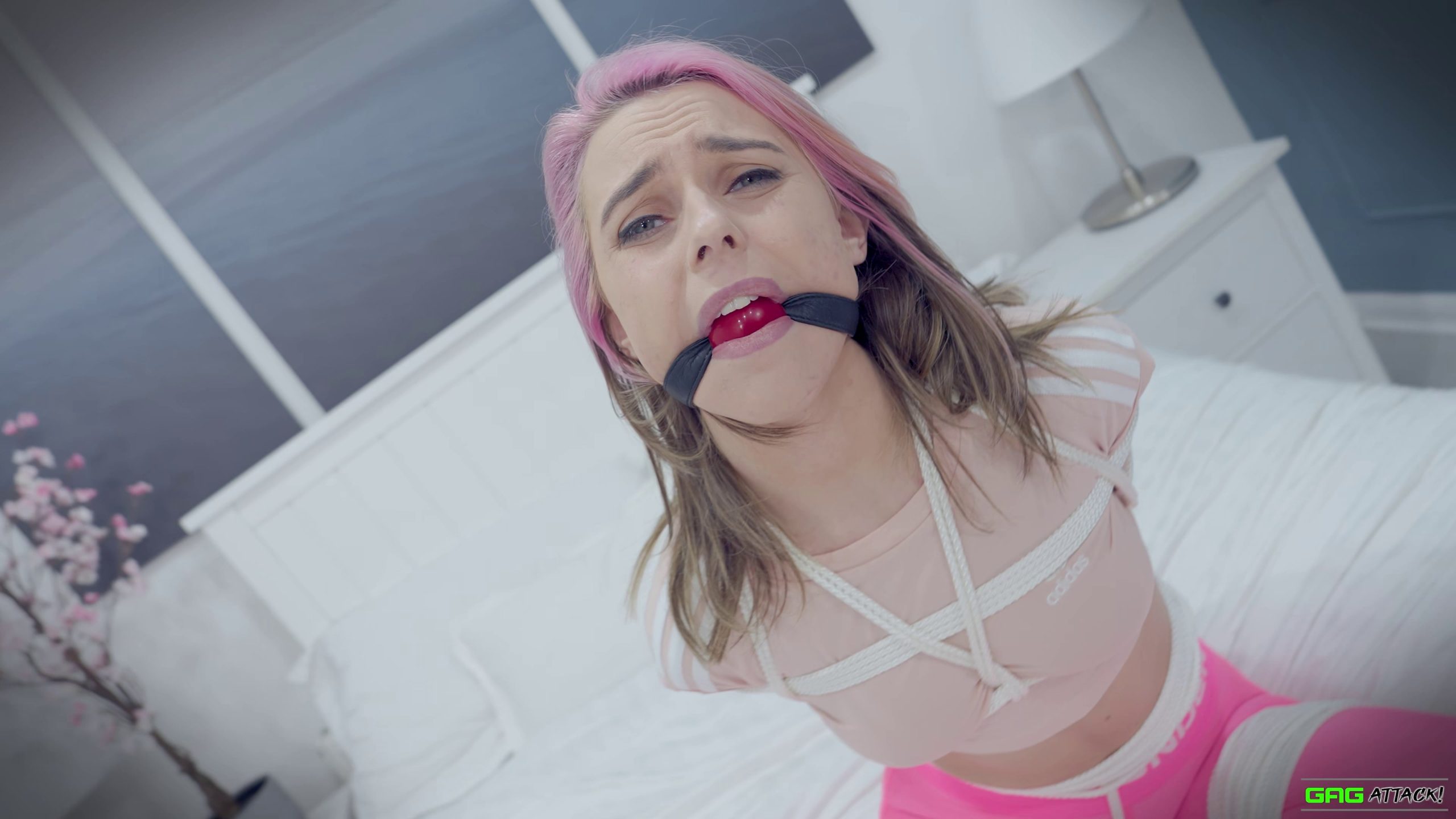 Chloe Toy Bondage disabled girl