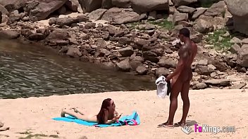 aubry gray add old black man and girl on beach porn photo
