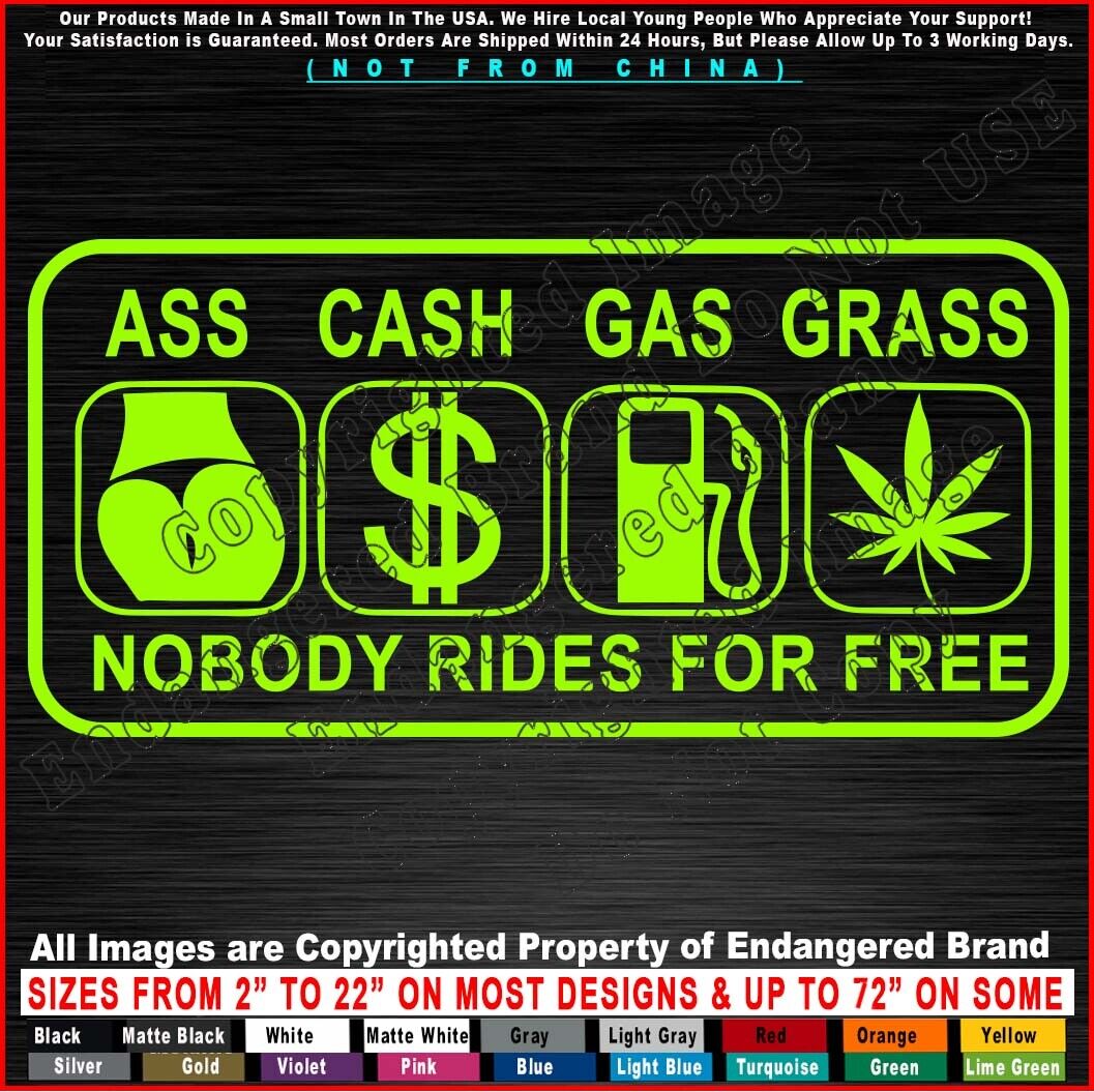 Cash Gas Or Ass fuck themselves