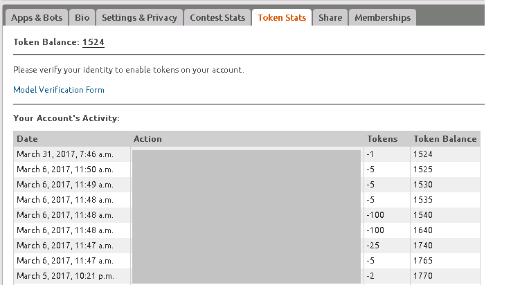 courtney mauricio recommends chaturbate accounts with tokens pic